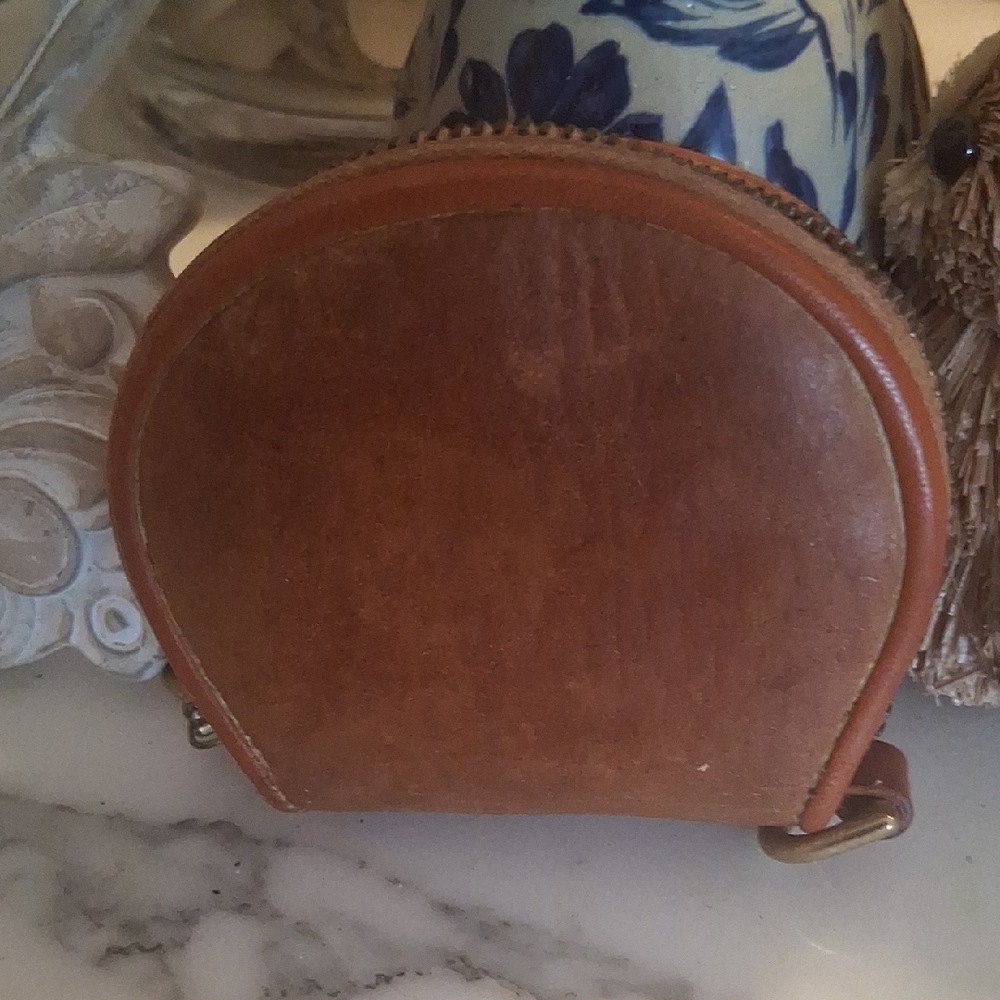 Dooney & Bourke Brown Leather Coin Purse - Picture 8 of 12